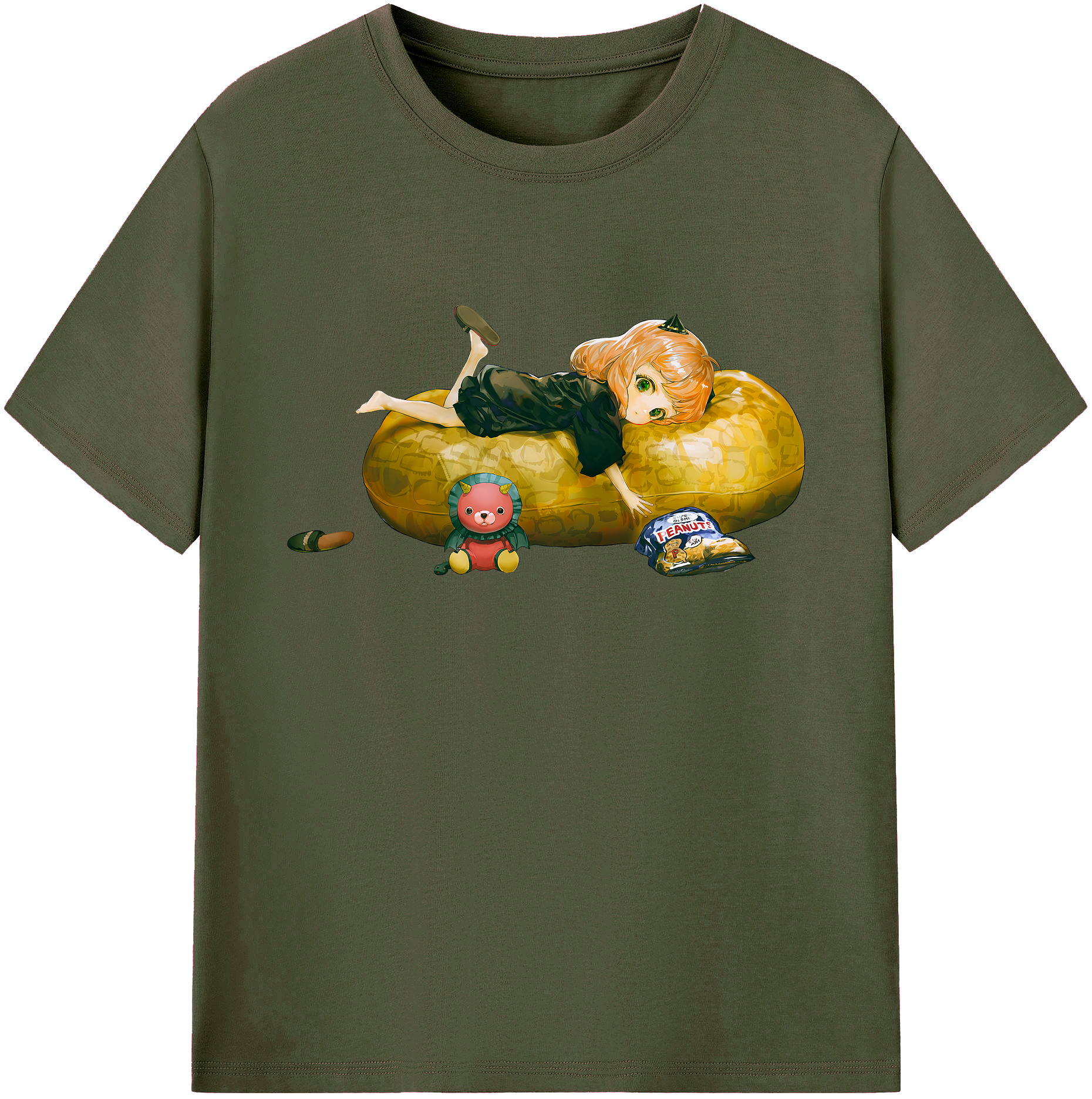 （画像用） SPY×FAMILY间谍家家酒 綿100％ メンズ半袖Tシャツ｜肌触りやわらか＆通気性